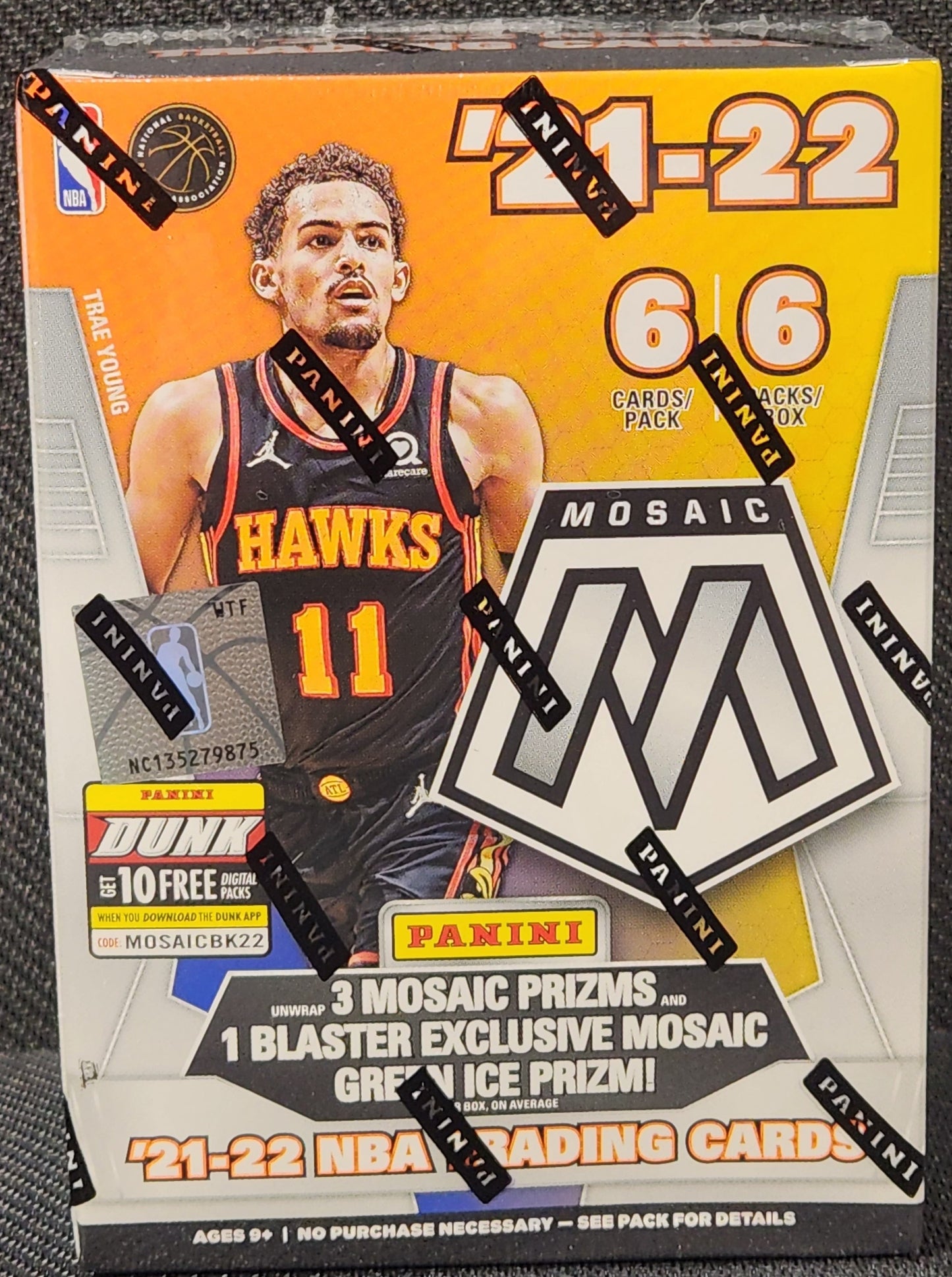 2021-22 Panini Mosaic Basketball Blaster Box