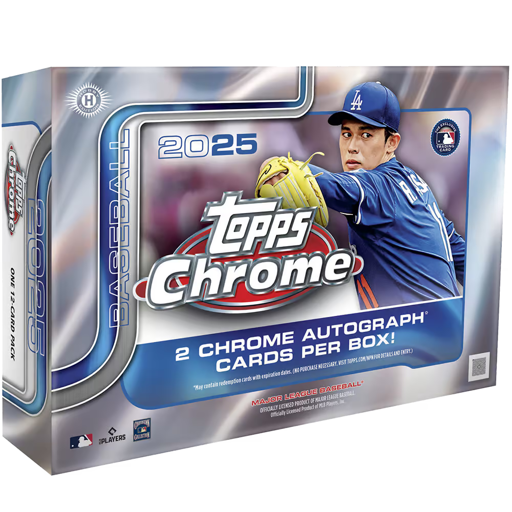 OCE Break 145- 1x 2025 Topps Chrome Baseball Hobby, 1x 2025 Topps Chrome Breakers Delight, 1x 2025 Topps Finest Baseball Hobby PYT