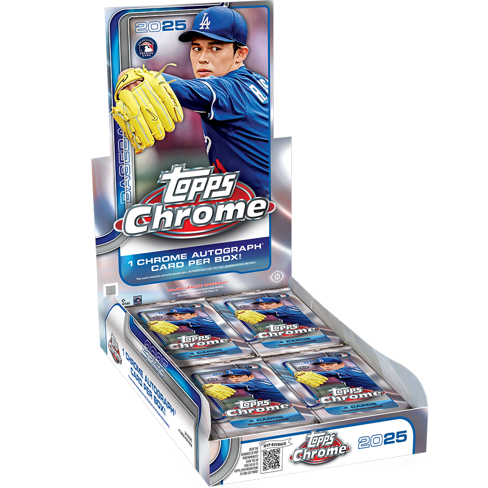 OCE Break 145- 1x 2025 Topps Chrome Baseball Hobby, 1x 2025 Topps Chrome Breakers Delight, 1x 2025 Topps Finest Baseball Hobby PYT