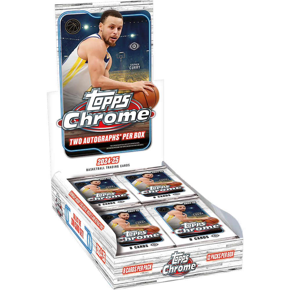 OCE Break 110- 2x 2024-25 Topps Chrome Basketball Breakers Delight, 1x 2024-25 Topps Chrome Basketball Hobby PYT Break